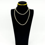 Chunky Vintage Sterling Silver 31.5” Rolo Belcher Links Chain / Necklace 925