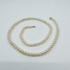 10ct Gold Cream Cultured Pearl 18” Necklace