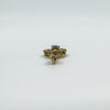 Vintage 9ct Gold Pearl & Purple Amethyst Lavalier Pendant Art Nouveau Style 375