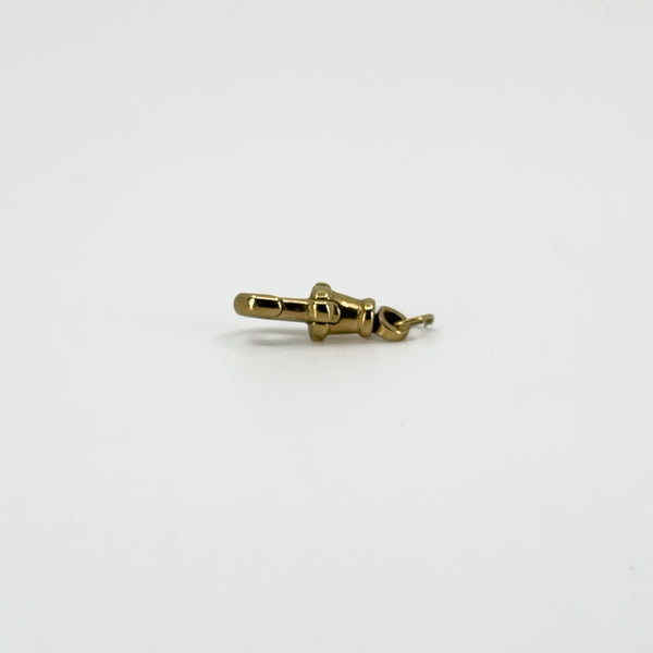 Vintage 9ct Gold Swivel Dog Clip & Hoop 375