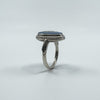 Vintage Sterling Silver Wedgewood Blue Jasper Ware Cameo Ring 925 Size M N 1982