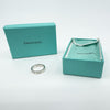 Tiffany & Co. Sterling Silver 1837 Ring Skinny Band Size O 