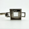 Vintage Sterling Silver Mother of Pearl Bangle / Bracelet 925 by Kit Heath