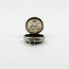 Unusual Vintage Sterling Silver Virgin Mary Christian Photo Locket / Pendant 925