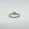 Vintage 14ct Gold 0.25ct Diamond Solitaire Ring 585 Size M 1/2