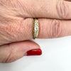 Victorian Antique 18ct Gold 0.50ct Diamond 5x Stone Boat Ring 750 Size N