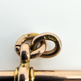 Large Antique 9ct Rose Gold T-Bar Pendant / Charm 375