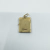 Vintage 9ct Gold Travel Passport Pendant  / Charm 375 Articulated