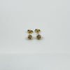 Small 14ct Gold Lovers Knot Stud Earrings 375