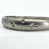 Sterling Silver Celestial Diamond Star Studded Bangle 925
