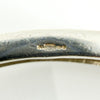 Chunky Sterling Silver Multi Coloured CZ Oval Bangle / Bracelet 925
