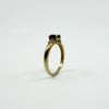 9ct Gold 0.30ct Sapphire & Diamond Ring 375 Size M