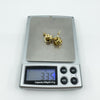 Vintage 9ct Gold Chunky Double Lovers Knot Stud Earrings 375 3g
