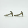 Vintage Sterling Silver Rectangular Cufflinks by Kit Heath 925