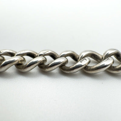 Antique Albert Chain & T-Bar in Sterling Silver 925 ( Birm 1901 )