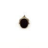 Antique 1915 9ct Rose Gold Double Sided Bloodstone & Carnelian Fob 375