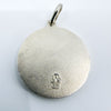 Vintage Sterling Silver St. Christopher Protect US Pendant / Charm 925