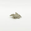 Large Vintage Sterling Silver Canadian Mapel Leaf Brooch 925