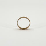 Antique Edwardian 9ct Rose Gold Full Band / Ring 375 Size O - P(Birm 1906)