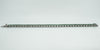 Sterling Silver Natural 16.50ct Emerald & Diamond Double Row Tennis Bracelet 925
