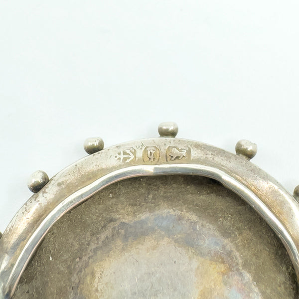 Antique Victorian Sterling Silver Scottish Thistle Brooch 925 (Birmingham 1876)