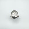 Vintage Sterling Silver Oval Engraved Secret Locket Ring 925 Size N