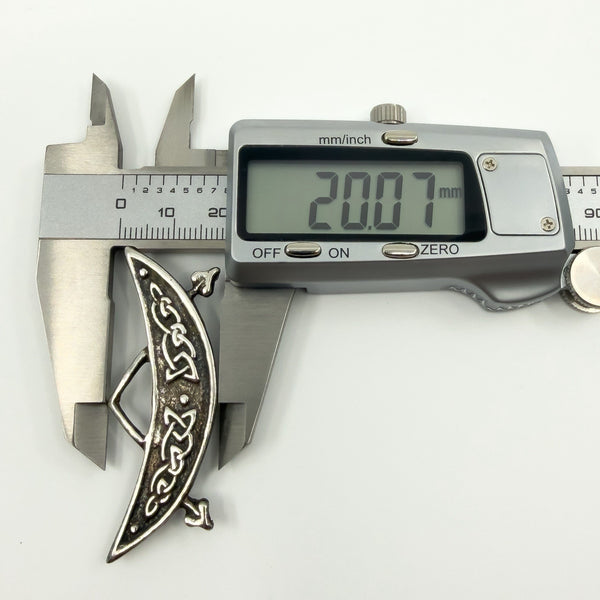 Large Vintage Sterling Silver Celtic Brooch 925 by Hamish Dawson Bowman