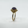 Vintage 9ct Amethyst Solitaire Ring Size