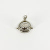 Unusal Vintage Sterling Silver Spinning 3x Sided Photo Locket Fob / Pendant 925
