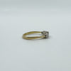 Antique 18ct Gold 0.50ct Diamond 5x Stone Ring 750 Size K