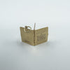 Vintage 9ct Gold Travel Passport Pendant  / Charm 375 Articulated