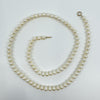 10ct Gold Cream Cultured Pearl 18” Necklace
