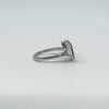 New Sterling Silver Ruby Double Angel Wings Ring 925 Size N - O