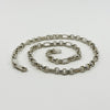 Vintage Sterling Silver Belcher & Engraved Fancy Link 18" Chain / Necklace 925