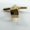 Vintage 9ct Gold CZ Christian Cross Pendant / Charm 375