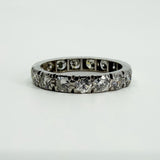 Vintage Platinum 2ct Diamond Full Eternity Band / Ring 950 Size K