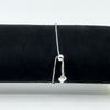 Sterling Silver Diamond Cut Beaded Ball Adjustable Toggle Bracelet 925