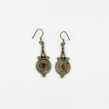 Sterling Silver Orante Dangly Earrings 925