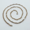 Vintage 9ct Rose Gold Mariner Link 32.5" Chain / Necklace 375 (1976) 21g