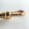 Vintage 9ct Rose Gold 15.8” Belcher / Rolo Chain Necklace 2x Dog Clips 375 10.5g