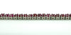 18.4" Sterling Silver 27ct Natural Ruby Tennis Necklace 925