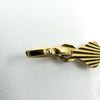 Small Vintage 9ct Gold Engraved Christian Cross Crucifix Pendant Charm 375