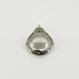 Vintage Sterling Silver Articulated Round Foliate Engraved Locket 925 Birm 1994