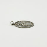Large Vintage Sterling Silver St. Christopher Pendant 925 by Charles Horner