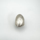 Large Chunky Oval Vintage Engraved Ring in Sterling Silver 925 Size P - Q by DPG