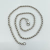 Sterling Silver 16” Beaded Ball Chain / Necklace 925 Heavy 10g