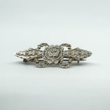 Antique Victorian Sterling Silver Scottish Thistle Brooch 925 (Birmingham 1876)