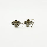 Sterling Silver Orante Dangly Earrings 925
