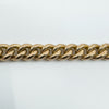 Vintage 9ct Rose Gold 16” Albert Chain Necklace Double Dog Clip T-Bar Charm 39g 