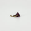 Vintage 9ct Gold Spinning Amethyst Fob / Pendant / Charm 375 (Birm 1965)